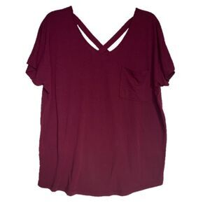 SO American Heritage Burgundy Short Sleeve Tee
